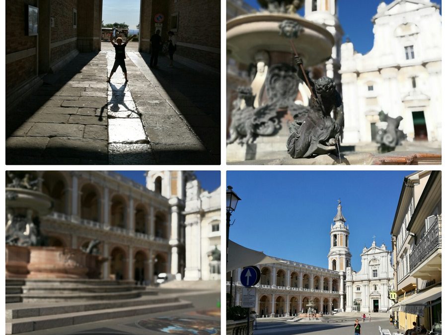 Marche con bambini. Loreto visita alla Basilica e alla santa Casa di Nazareth..con un incontro inaspettato!