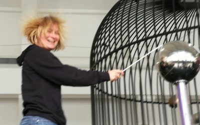Tallinn con bambini: Energy Discovery Center tra capelli dritti e fulmini violetti!