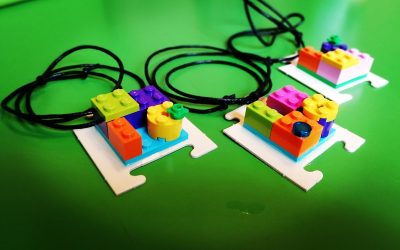 Ciondolo Lego & Puzzle per collana: facile e veloce da realizzare!  Pendant Lego & Puzzle!