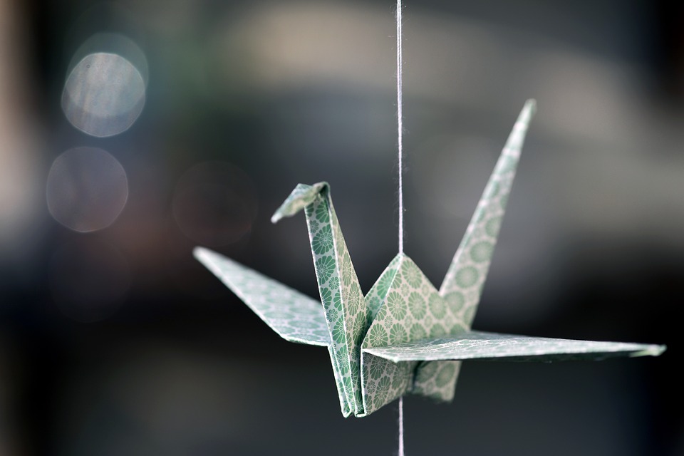 Cigno d’argento e origami